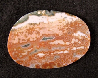 Ocean Jasper Medallion / Cabochon for wire wrap ETOJ237