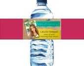100 Photo Graduation Water Bottle Labels - Contemporary - Waterproof Self Stick Labels Il_170x135