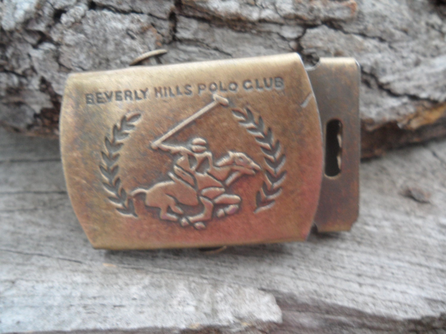 Brass Beverly Hills Polo Club w Jockey and Rider Belt Buckle – Haute Juice