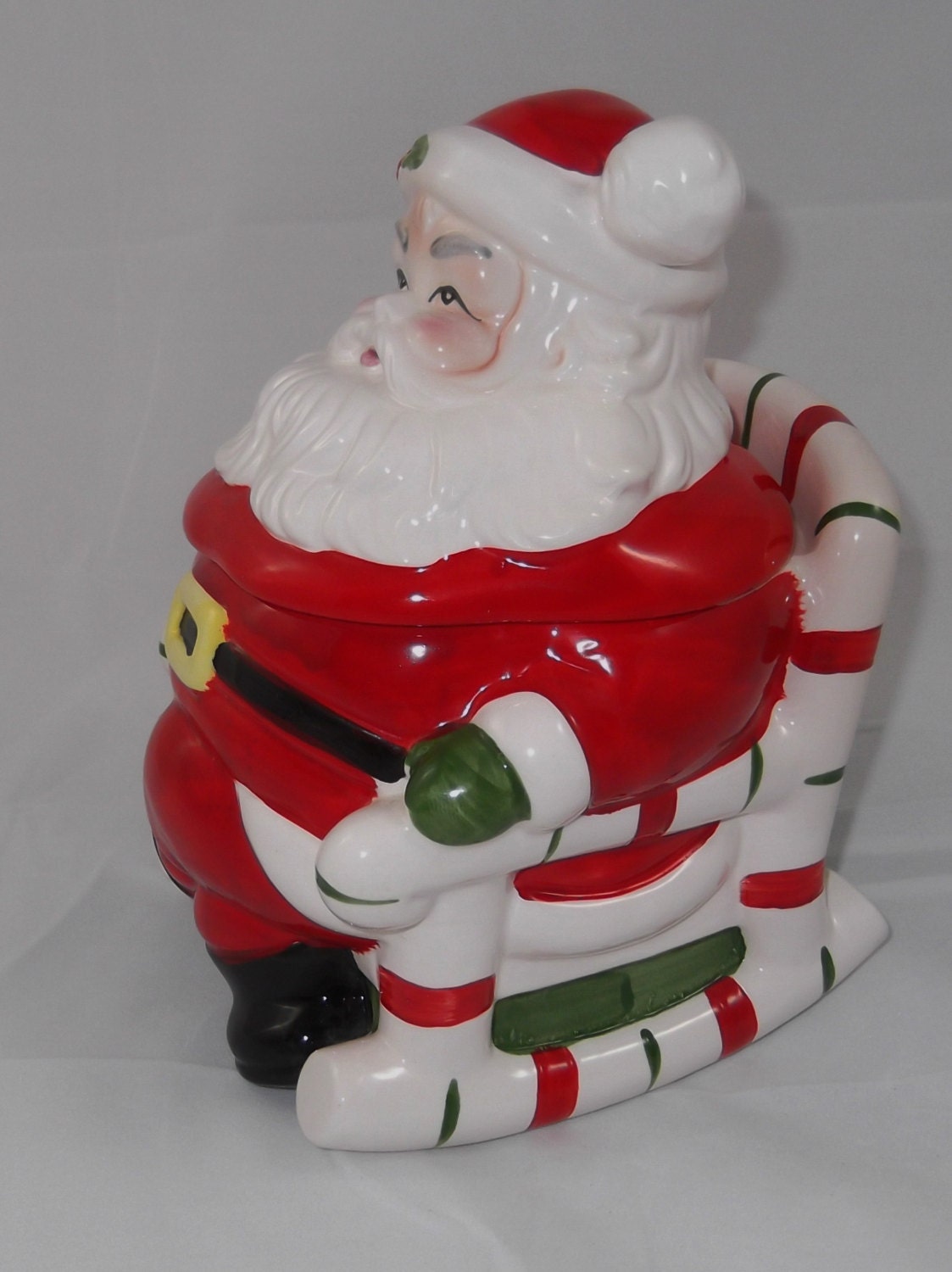 Vintage Lefton Santa Claus Cookie Jar Vintage Santa Cookie Jar