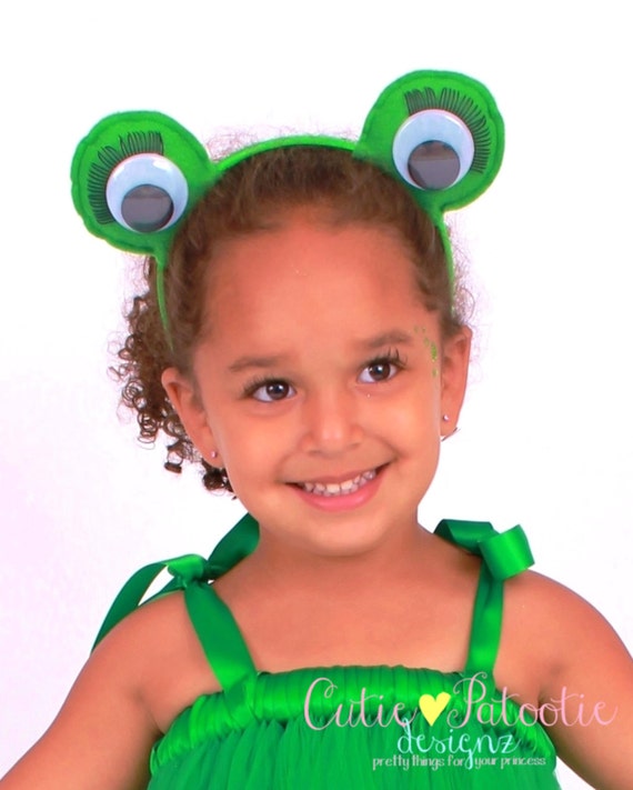Enchanted Toad - Frog Eyes Headband - Birthday or Halloween Costume Accessory - Kelly Green: Fits toddler to adult Il_570xn