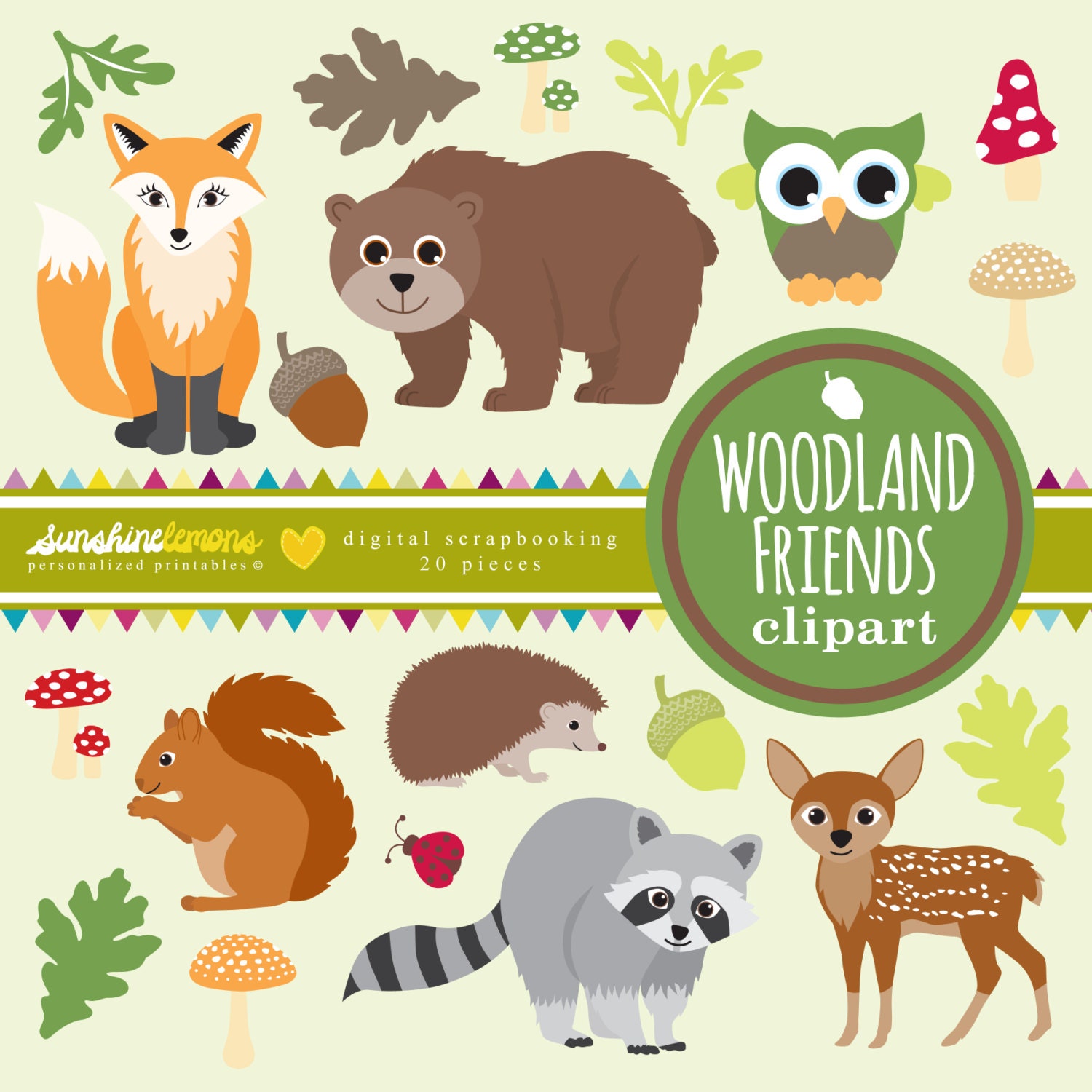 Download Woodland Friends Clipart Woodland Creatures Clipart