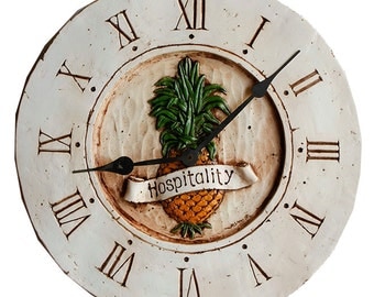 Pineapple Decor Wall Clock