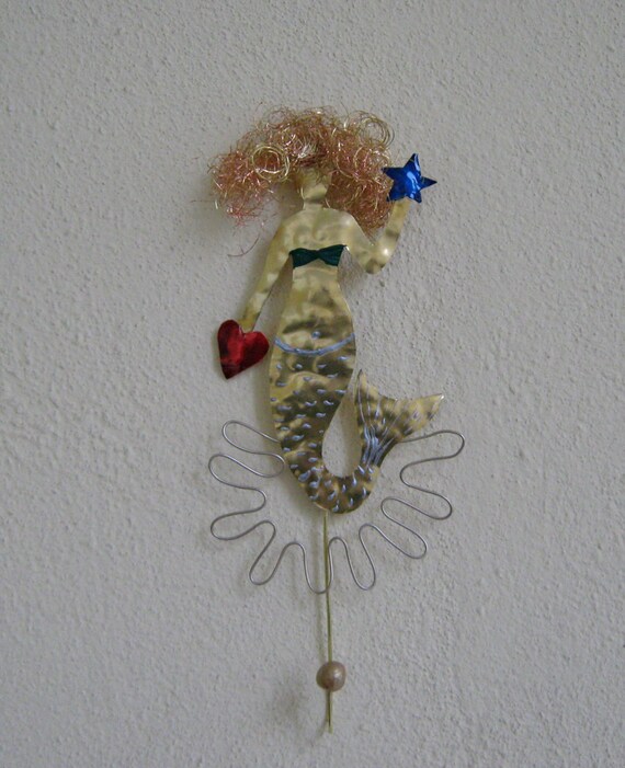 mermaid earring holder