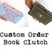 Vintage Book Purse- Barbie with Handles (with compact pocket mirror)