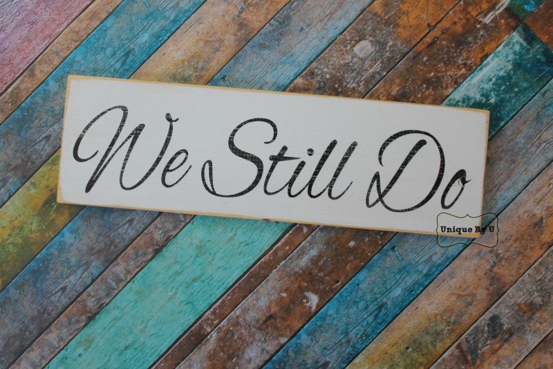 Handpainted Wedding Vow Renewal Anniversary Family Photo Prop