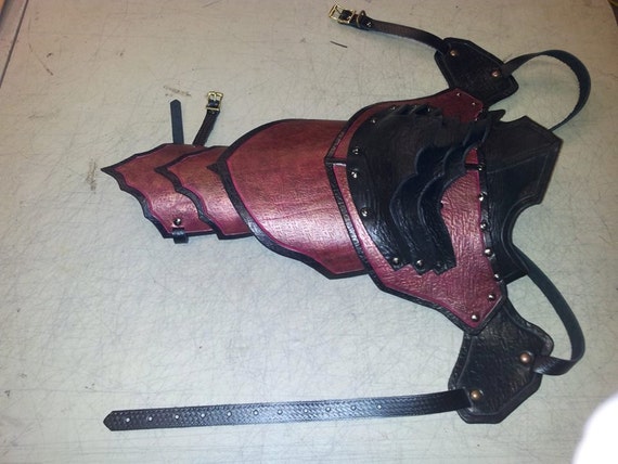 Leather Armor Barbarian Shoulder