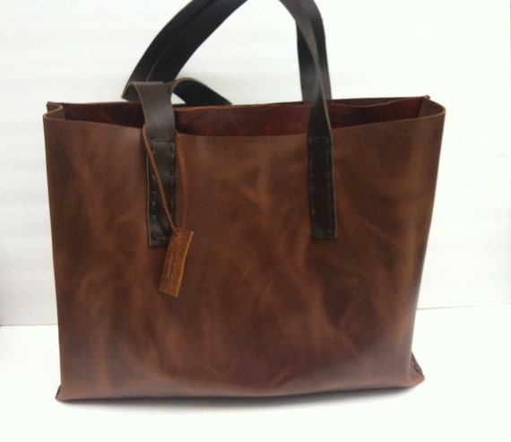 oversized leather tote bag with zipper