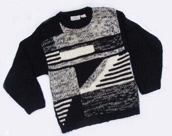 Vintage 80's Men's Graphic Sweater