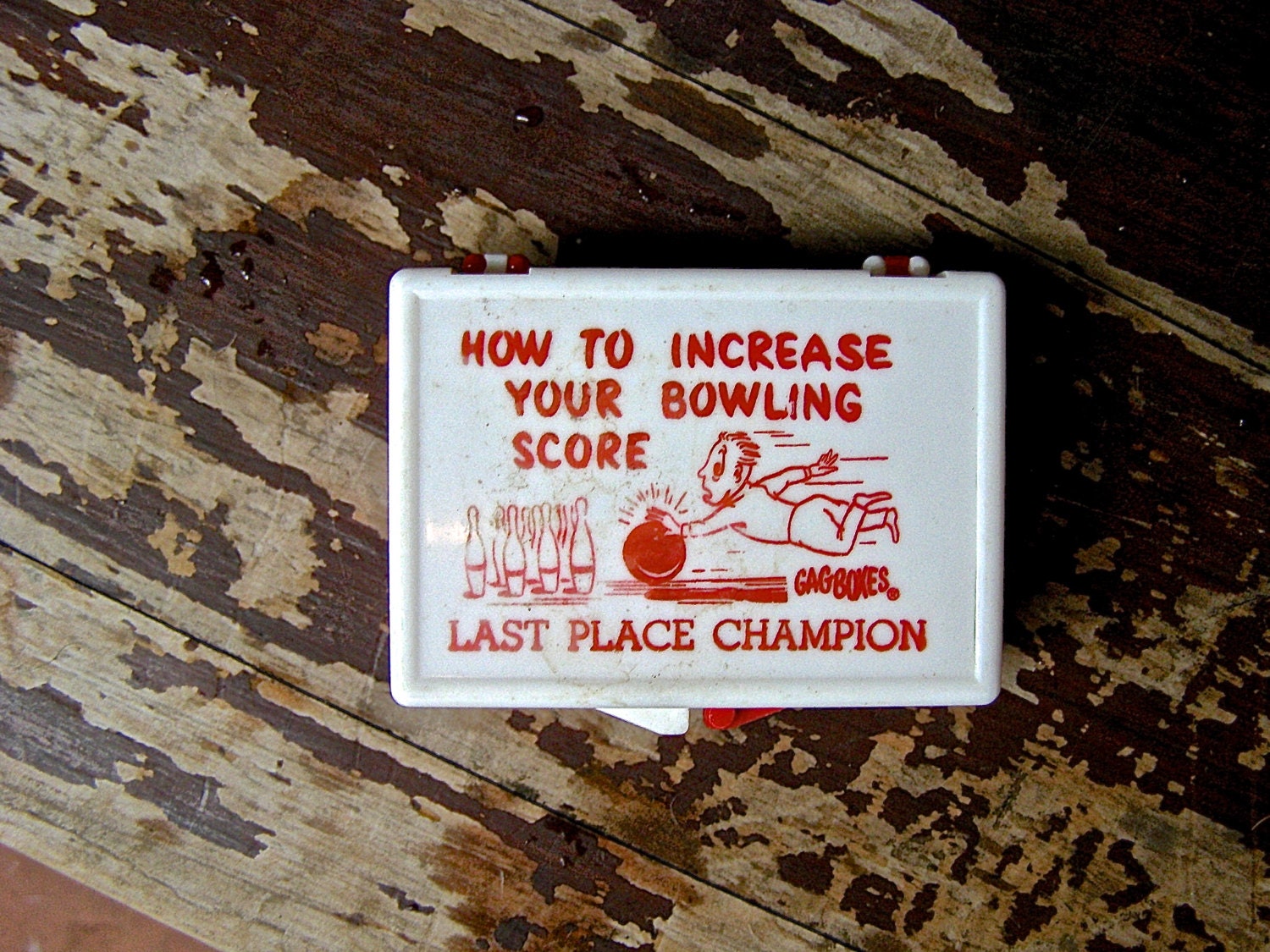 Bowling Gag Gift Party Favor Vintage Novelty Toy Score Card