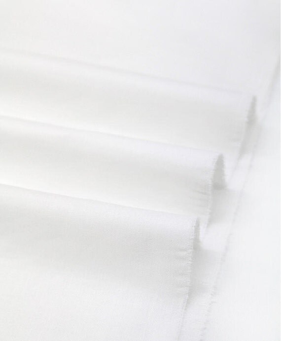 Cotton Twill Weave Fabric White 60 Wide By the