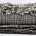 Linen Blanket Grey & White Spotted Handmade FREE SHIPPING WORLDWIDE Christmas gift Grey Gray color Duplex Two sided Throw Coverlet