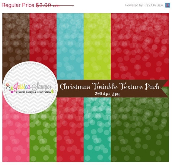 50% OFF - INSTANT DOWNLOAD, christmas twinkle texture backgrounds, textured papers for commercial or personal use, scrapbooking Il_570xn