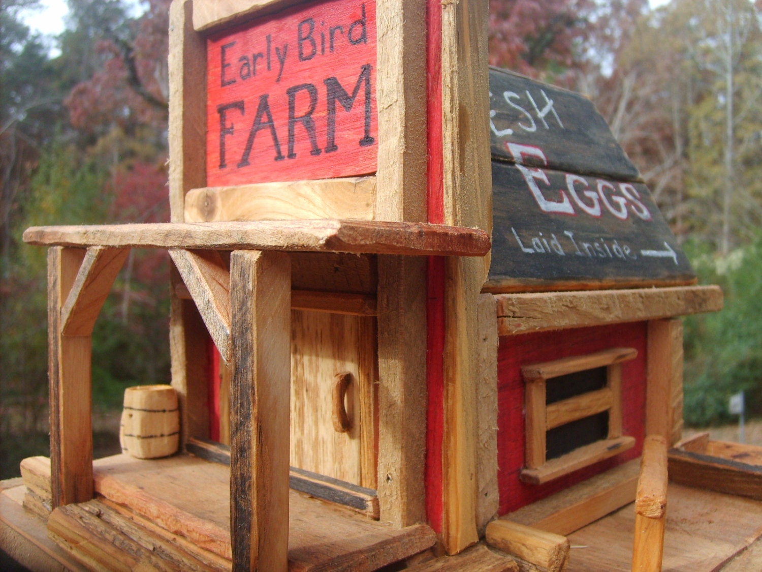 Red Barn Bird House