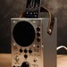 iphone 5 charging station with speaker from vintage radio test equipment
