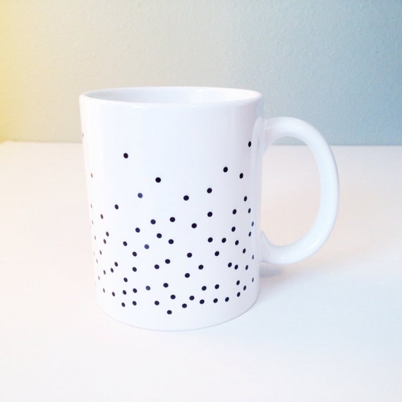 Confetti Polka Dots Ceramic Mug | Etsy