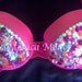 CLEARANCE SALE - Gorgeous Hot Pink Sexy Rave Bra