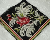 Vintage Silk Hankie - Dramatic Pattern - Definitely Classy AND Classic - Hankie Collectors Take a Look - Lot 1 Vintage Silk Hankie - Dramatic Pattern - Definitely Classy AND Classic - Hankie Collectors Take a Look - Lot 1