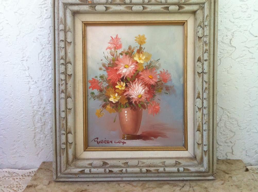 Still LIfe by Robert Cox Listed Artist Gorgeous Flowers in a