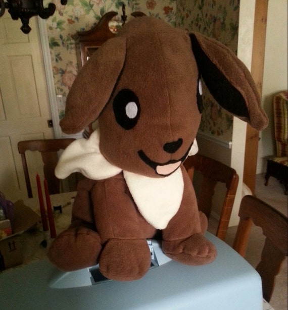 large plush eevee