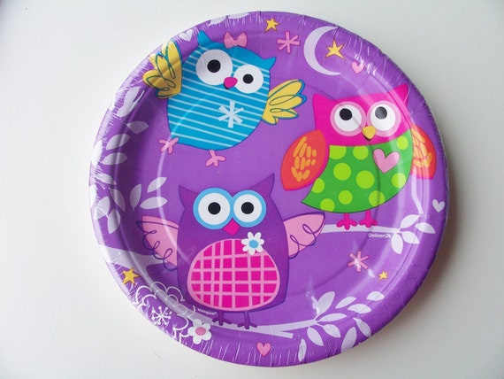 set-of-owl-themed-paper-plates-birthday-party-supplies