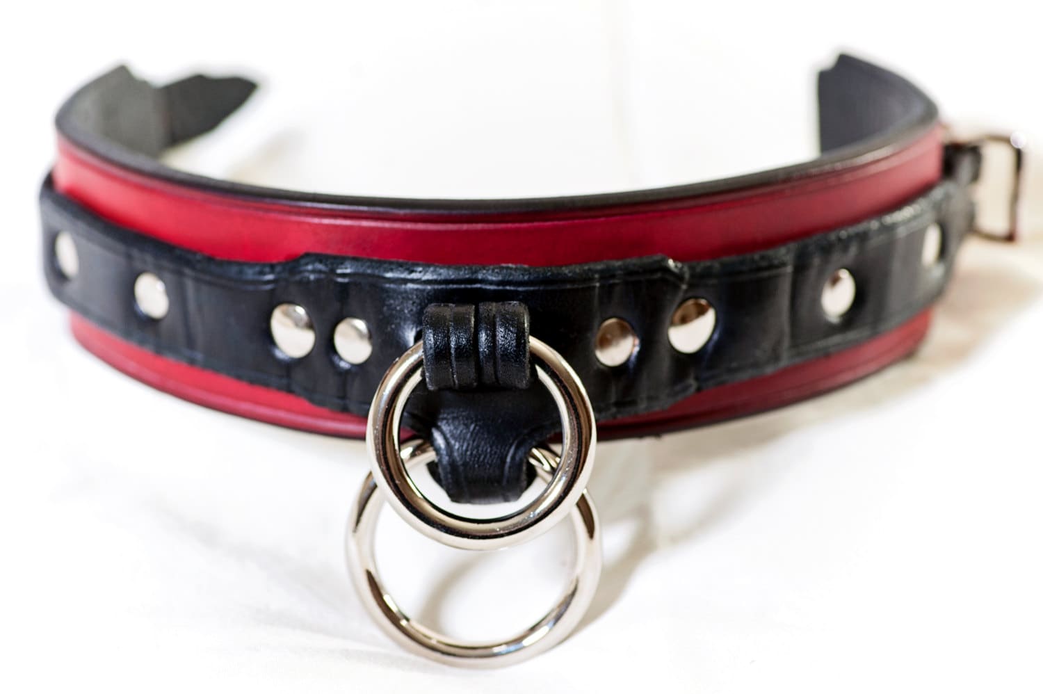 Leather Collar, Heavy Duty, BDSM sub slave choker