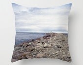 Beach Throw Pillow Cover Includes Pillow Insert - Rockaway Beach - Oregon - Made to Order