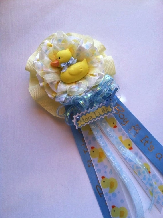 Rubber Ducky Mommy To Be Baby Shower Corsage It's a