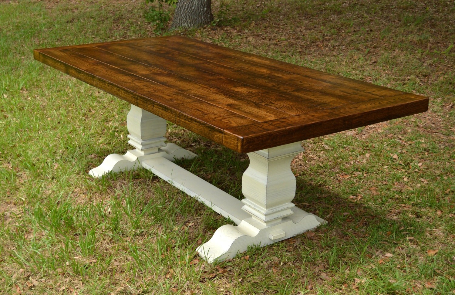 Harvest Table Dining Table Farmhouse Table Oak Dark