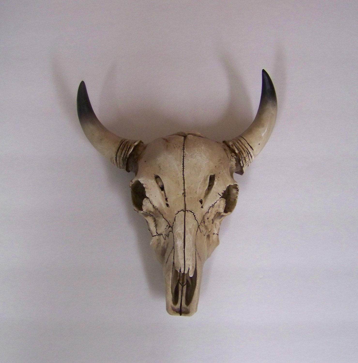 Faux Taxidermy Cow Skull Western Decor Western Wall Art