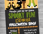 YOU PRINT- Digital Monster Mash Halloween Feet Invitation- #0162 Il_170x135