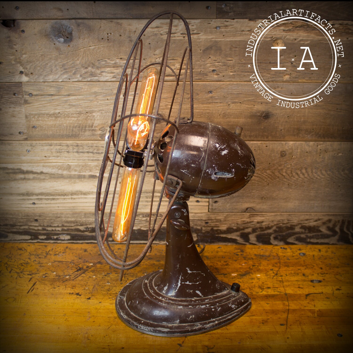 Vintage Industrial Westinghouse Table Fan by IndustrialArtifact