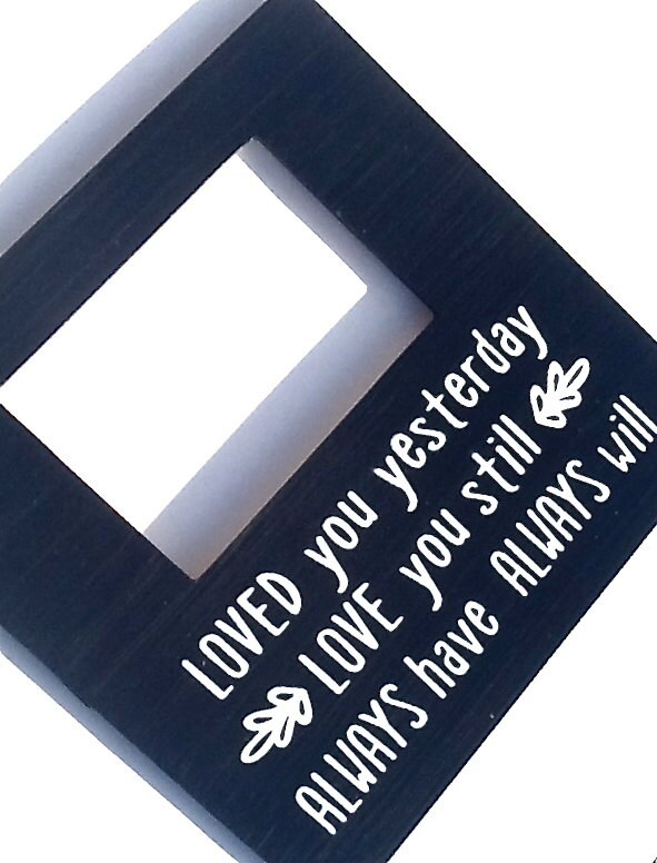 Custom Quote Picture Frame Boyfriend/ Girlfriend Photo Gift