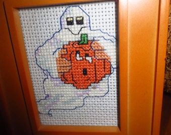 Now on sale!!! Ghost with Jack o'lantern magnet Price as marked
