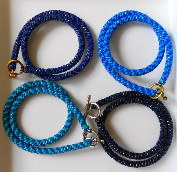 Woven Double Wrap Plastic Bracelet Mixed Colors Families