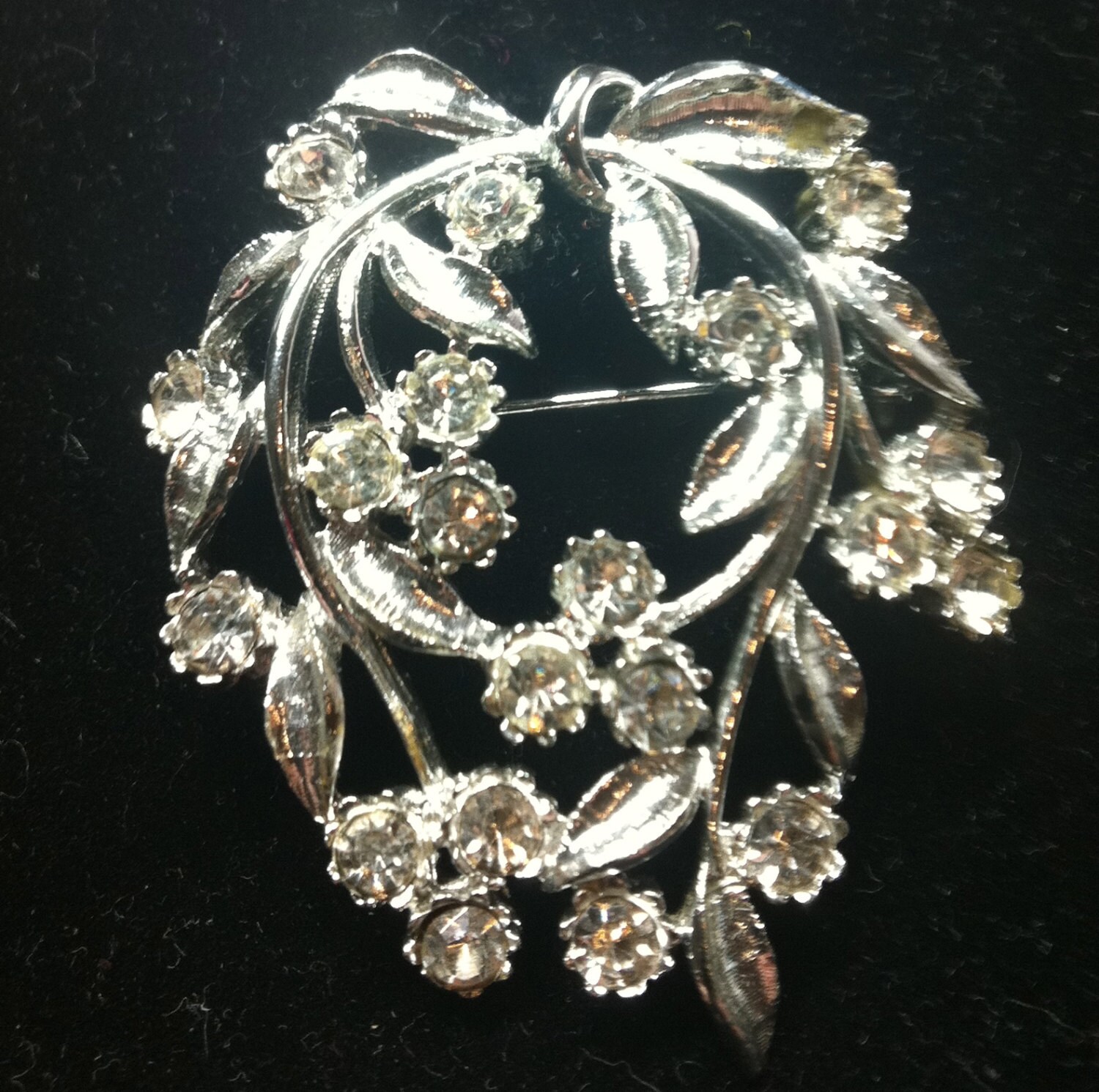 1960s VINTAGE BROOCH Mamselle 2 x