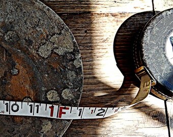 Vintage Lufkin HI-Line Cloth Measuring Tape Tool
