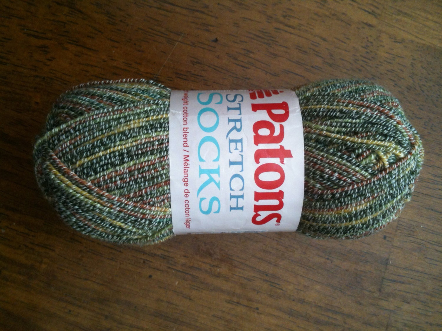 Paton Stretch Socks Yarn Olive Sock Yarn Light Weight Cotton