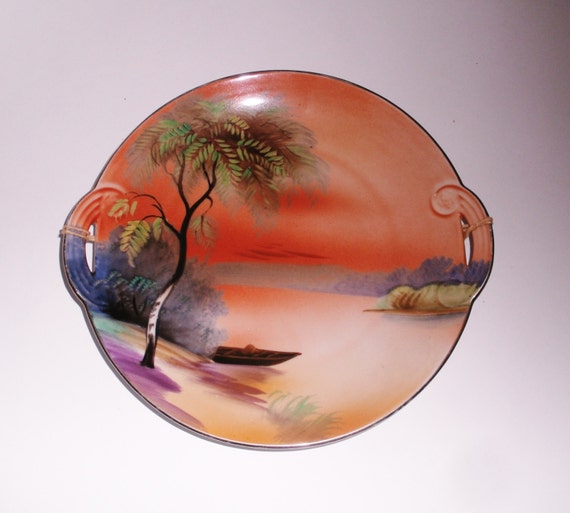 Japan Noritake Morimura Hand Painted Plate by SuzquisTreasures