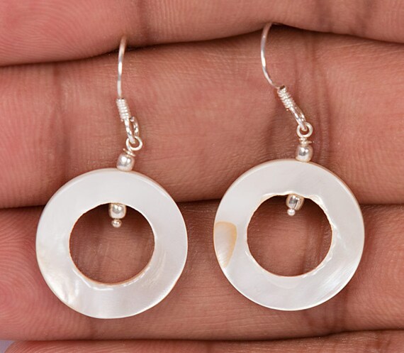 Exotic Circle Shell Earring