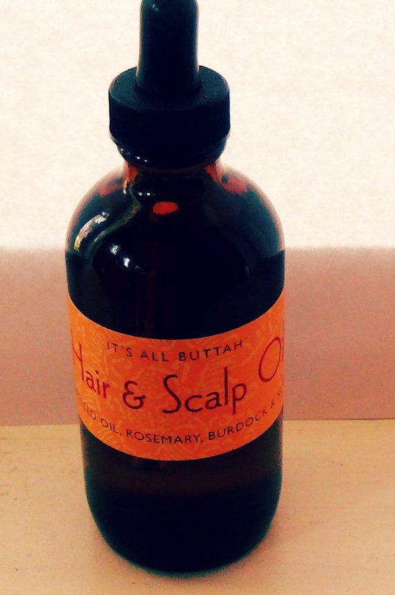 Rosemary Hair & Scalp Oil by ItsAllButtah on Etsy