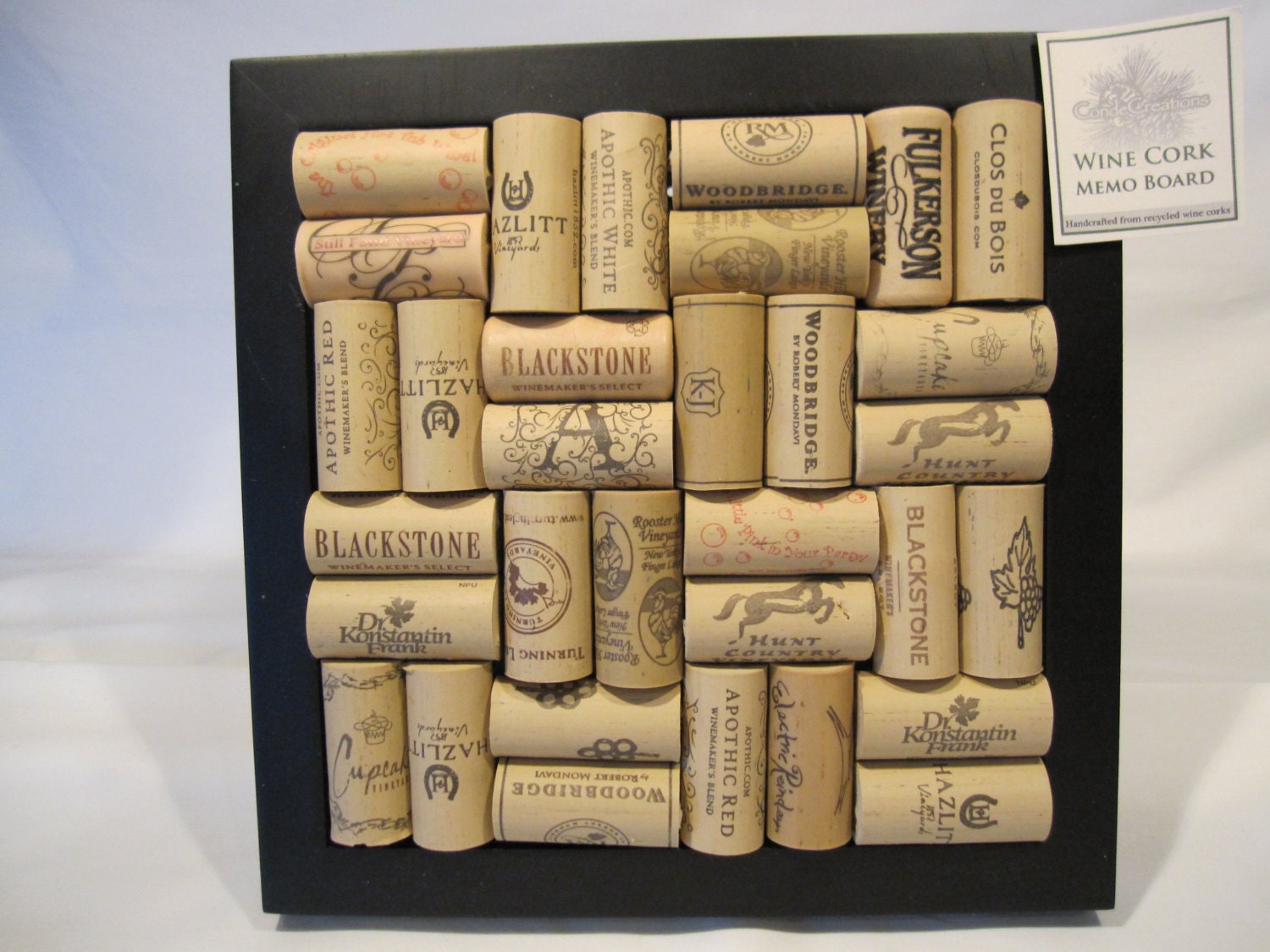Wine Cork Memo Board