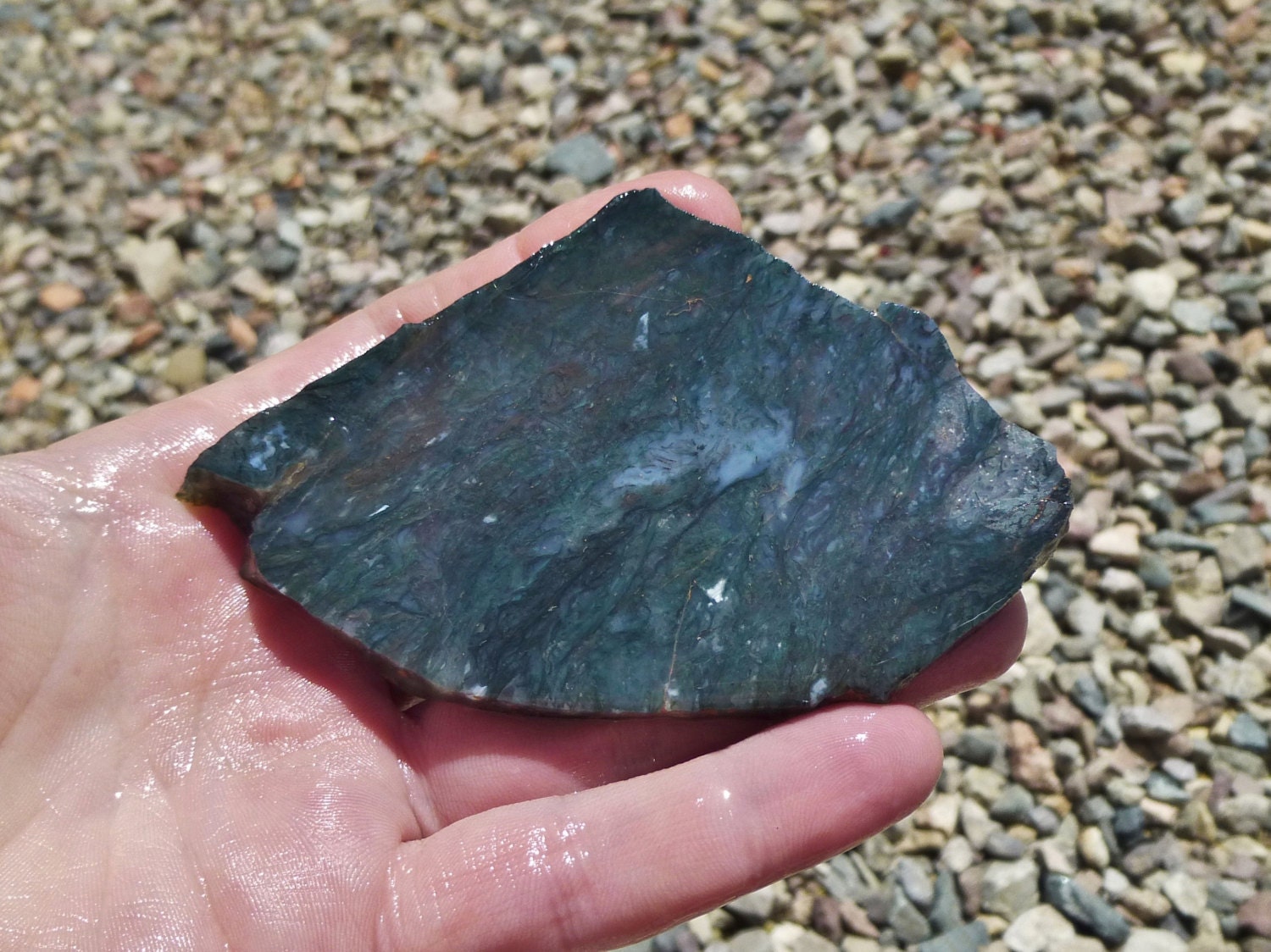 Washington State Teal Jade Slab 60X60X7