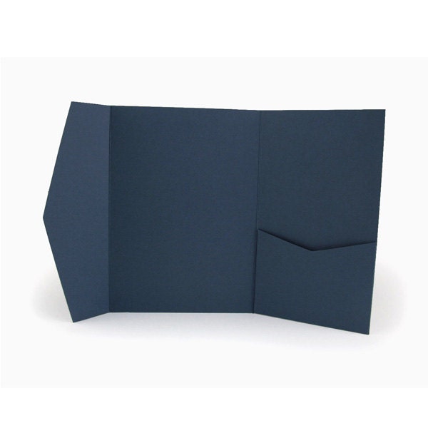 Pocket Fold Onepaperheart Stationary Invitations