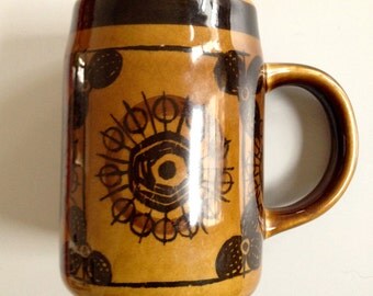 STAVANGERFLINT NORWAY Big Mug Tankard Vase by Inge Waage Norway 60 s