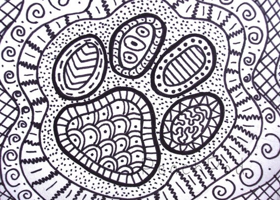 mandala coloring pages medium dog - photo #8