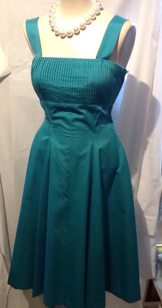 50's Turquoise Sun Dress
