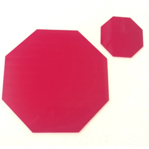Sets of Octagon Placemats and Coasters in by SuperCoolCreations
