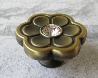 Glas-Knöpfe / Kommode Schublade Knöpfe zieht Griffe Square