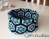 African Flower Bowl - Crochet pattern